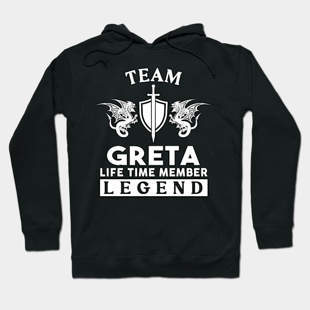 Greta Name T Shirt - Greta Life Time Member Legend Gift Item Tee Hoodie by unendurableslemp118